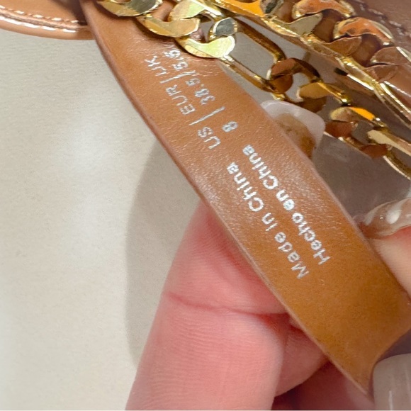 LIKE NEW! Aldo jeweled/ ankle bracelet/ ankle strap block sandals ❤️ - Picture 5 of 6